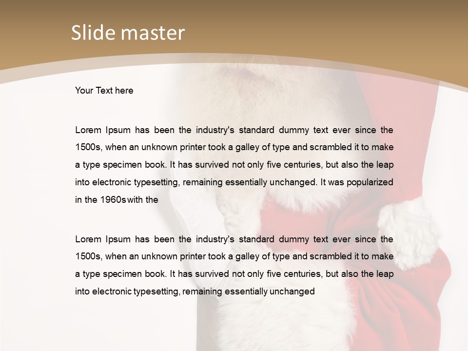 New Holding Men PowerPoint Template
