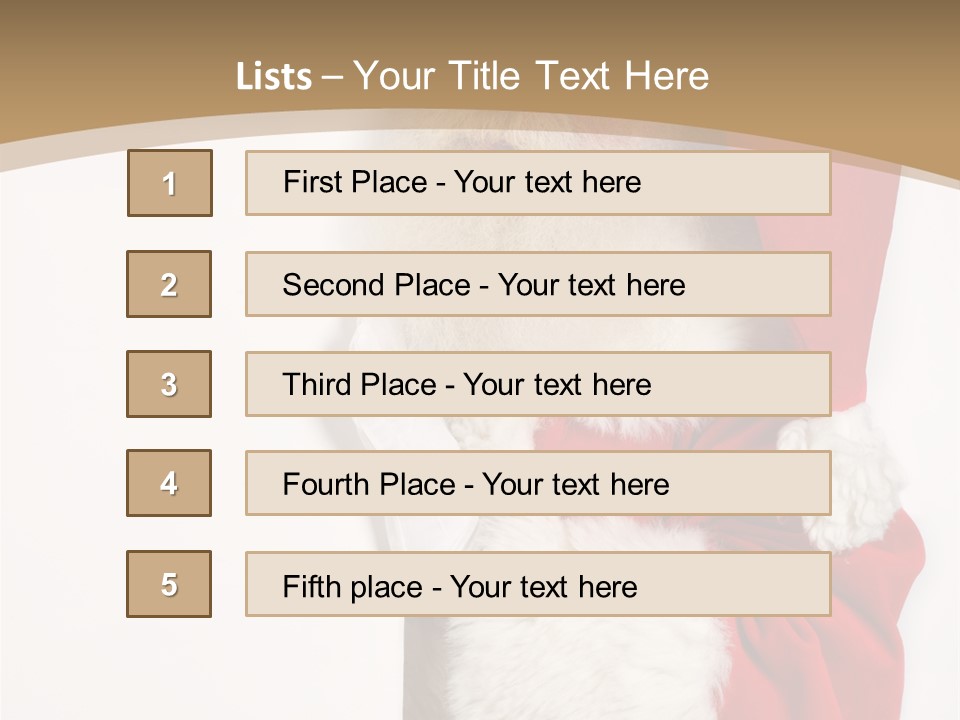 New Holding Men PowerPoint Template