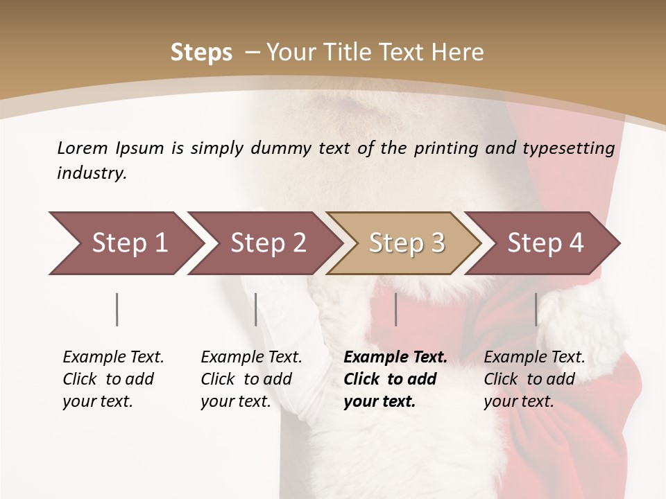 New Holding Men PowerPoint Template