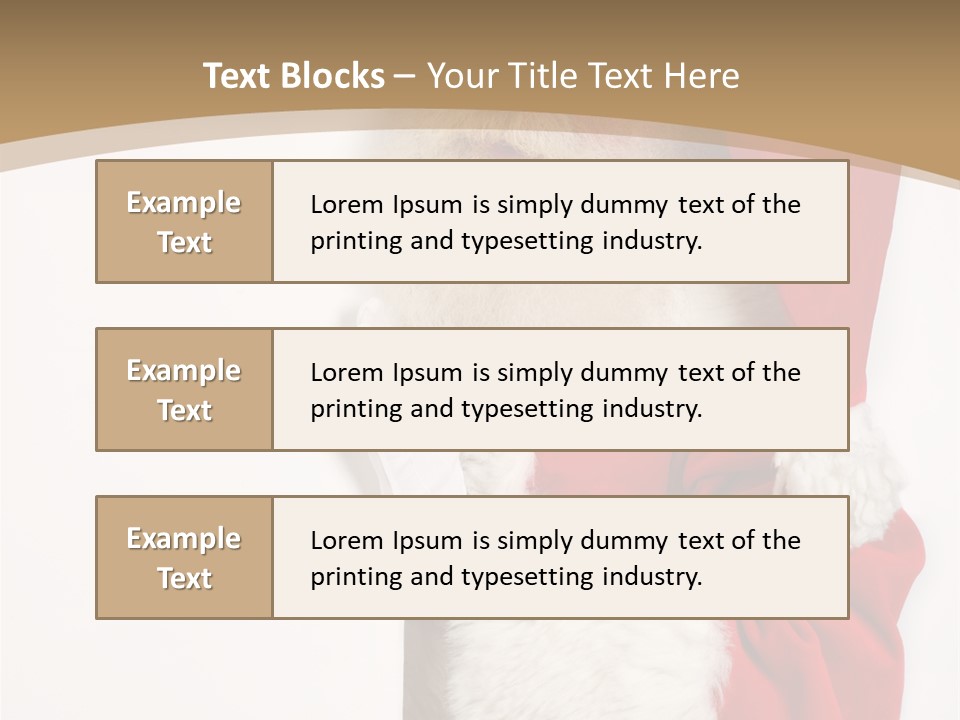 New Holding Men PowerPoint Template