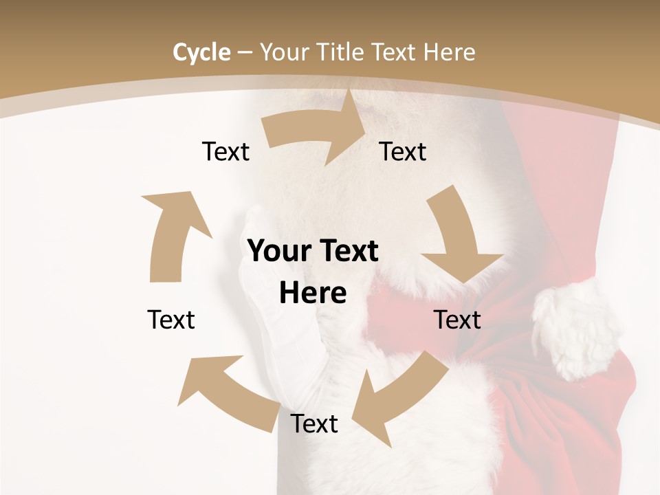 New Holding Men PowerPoint Template