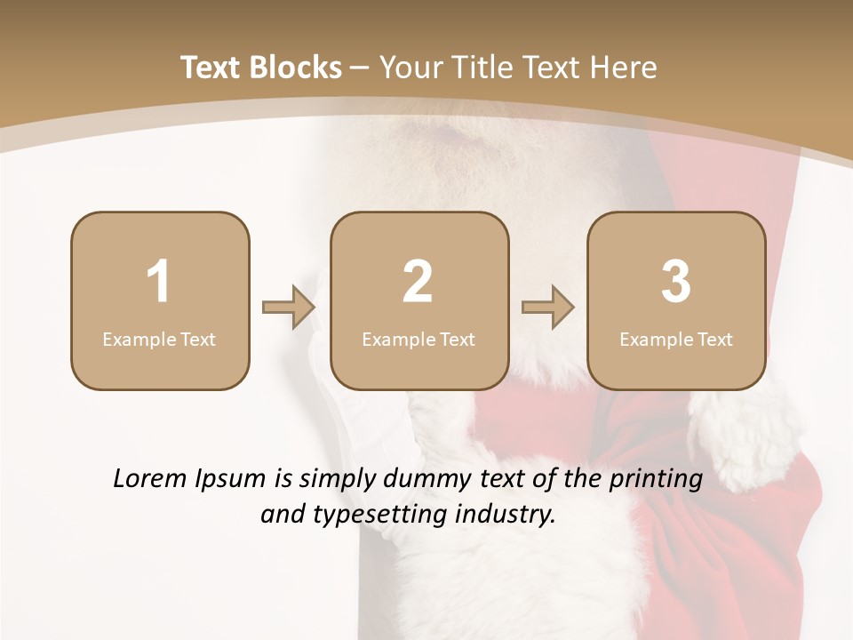 New Holding Men PowerPoint Template