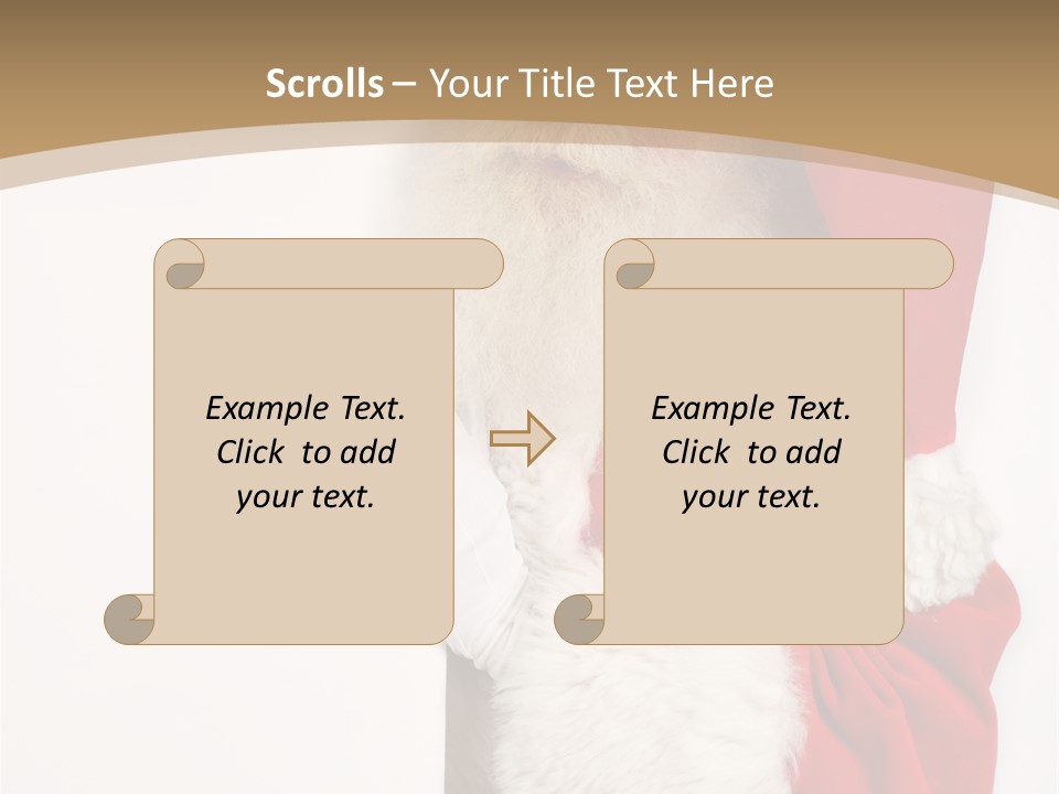 New Holding Men PowerPoint Template