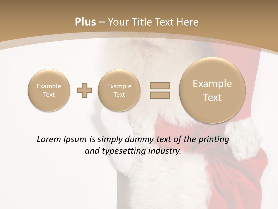 New Holding Men PowerPoint Template