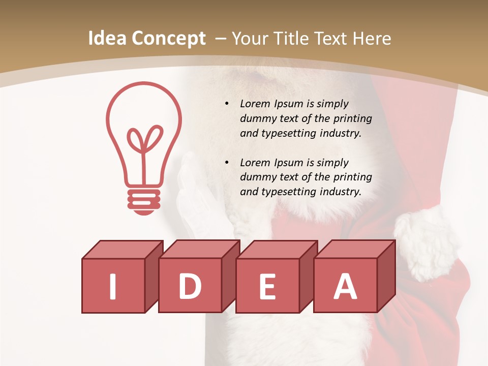 New Holding Men PowerPoint Template