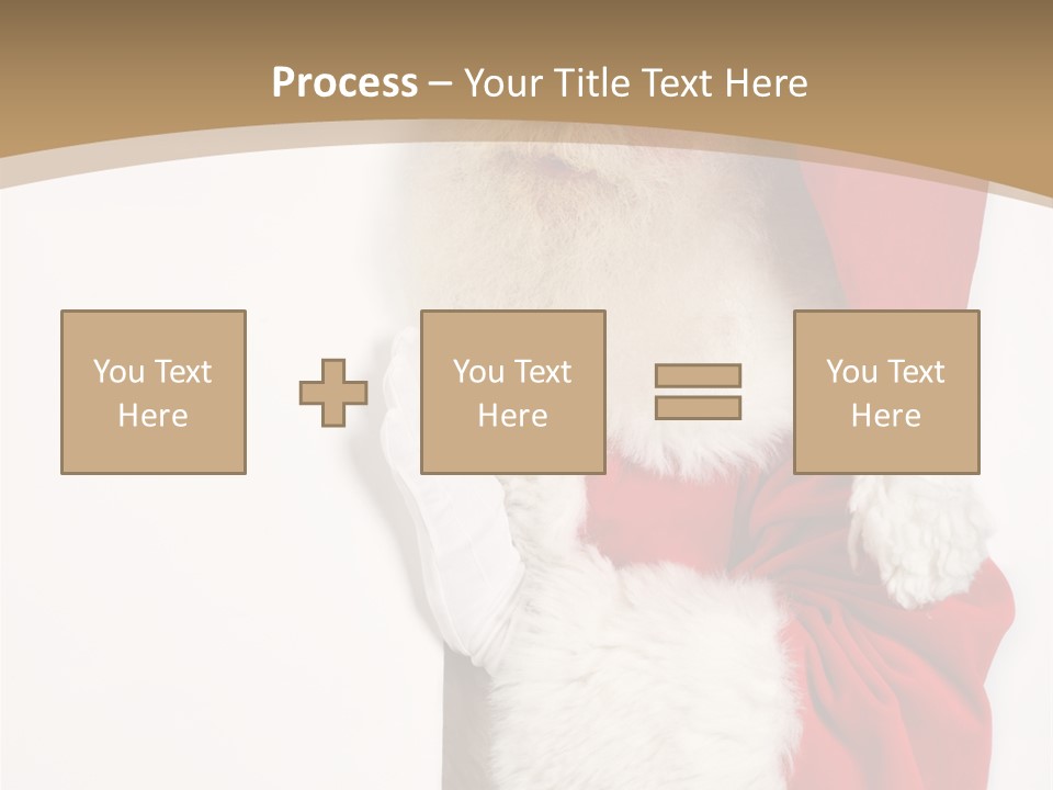 New Holding Men PowerPoint Template
