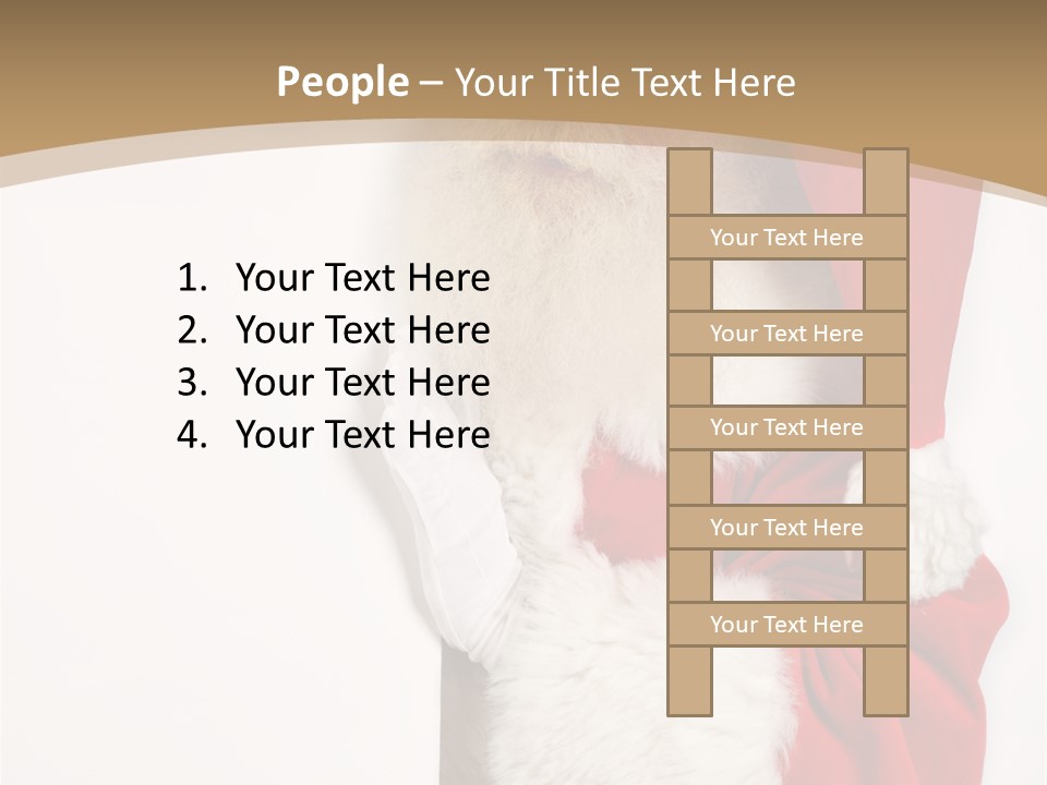 New Holding Men PowerPoint Template