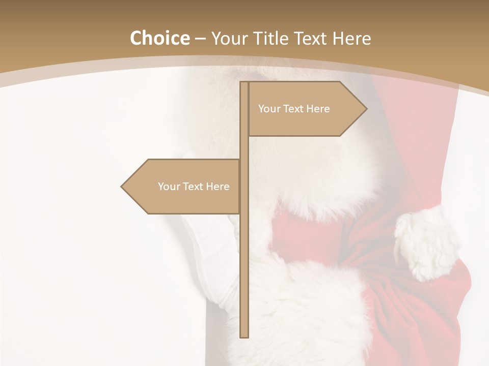 New Holding Men PowerPoint Template