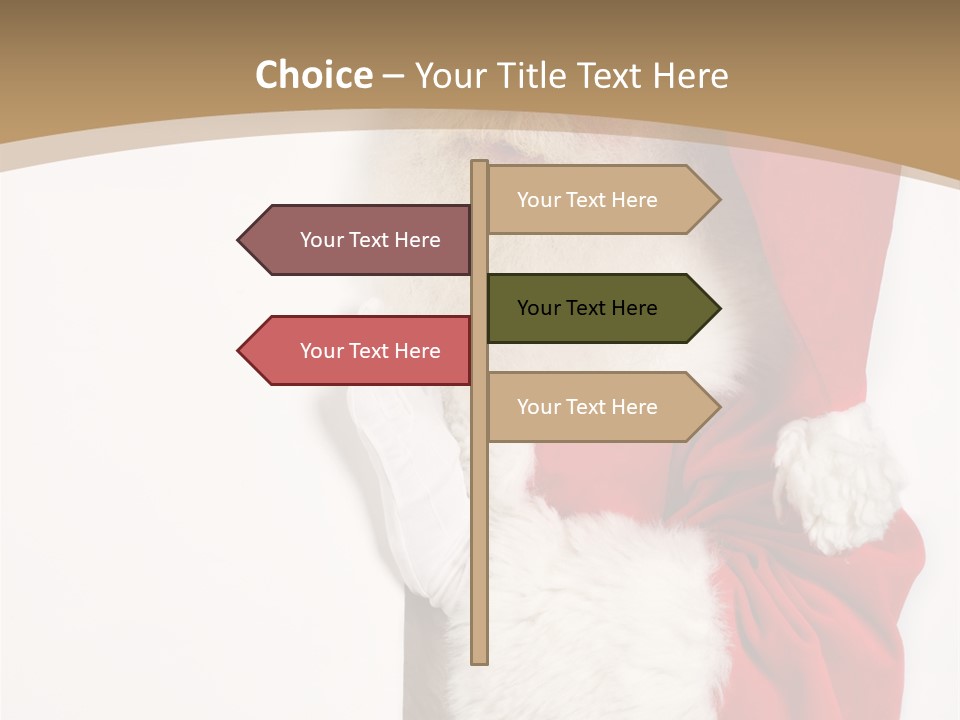 New Holding Men PowerPoint Template