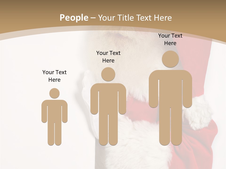 New Holding Men PowerPoint Template