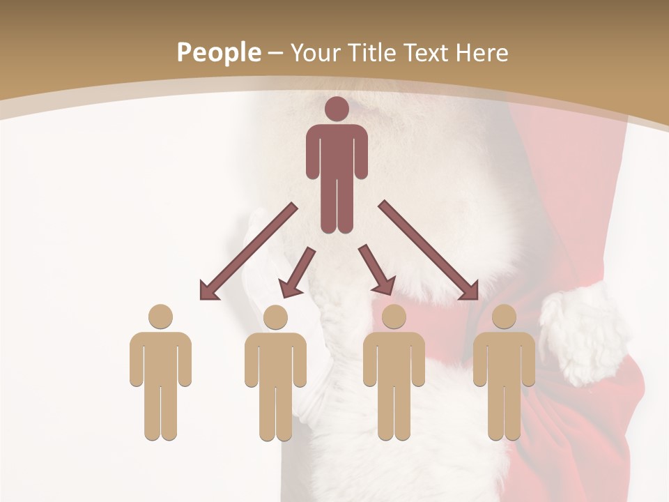 New Holding Men PowerPoint Template