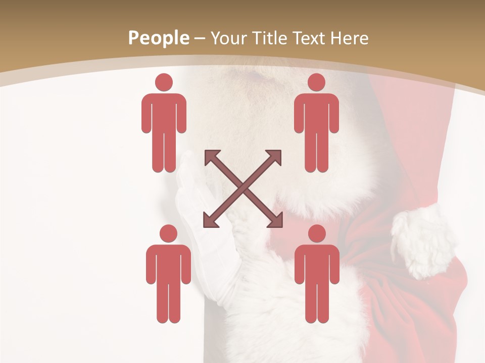 New Holding Men PowerPoint Template