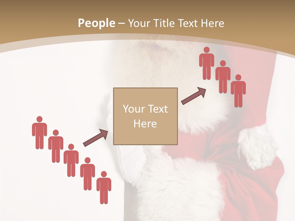 New Holding Men PowerPoint Template