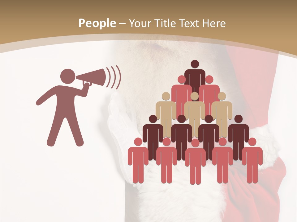 New Holding Men PowerPoint Template