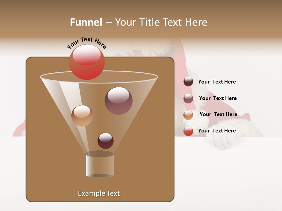 A Man Dressed As Santa Claus Holding A Sign PowerPoint Template