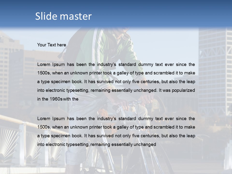 Structure Scene City PowerPoint Template