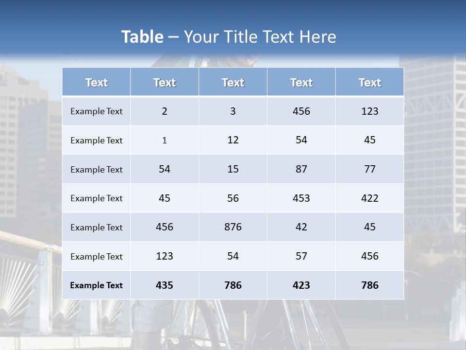 Structure Scene City PowerPoint Template