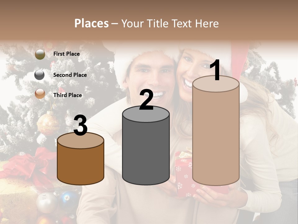 Gift Smile Isolated PowerPoint Template