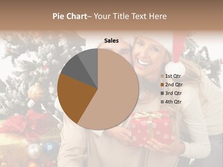 Gift Smile Isolated PowerPoint Template