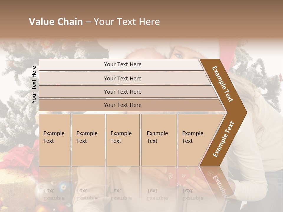Gift Smile Isolated PowerPoint Template