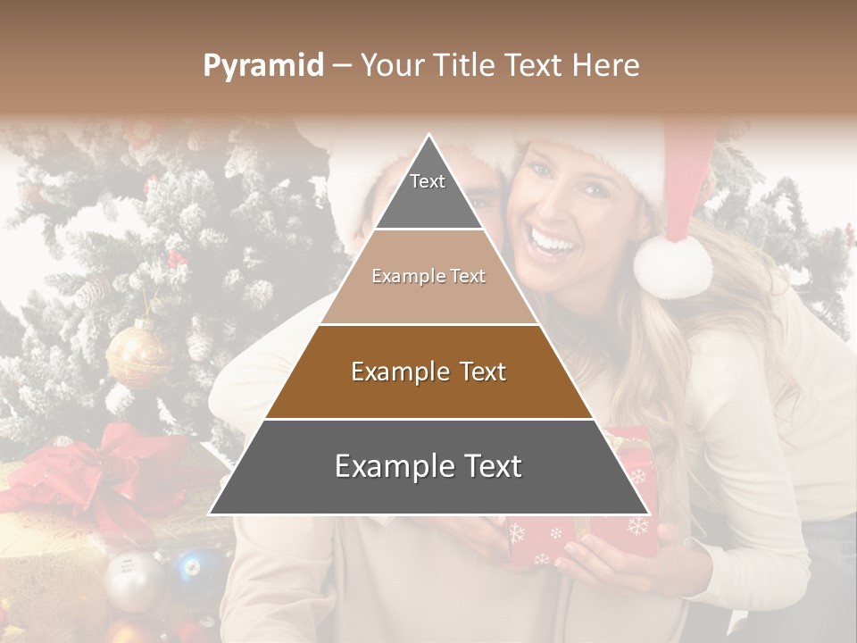 Gift Smile Isolated PowerPoint Template