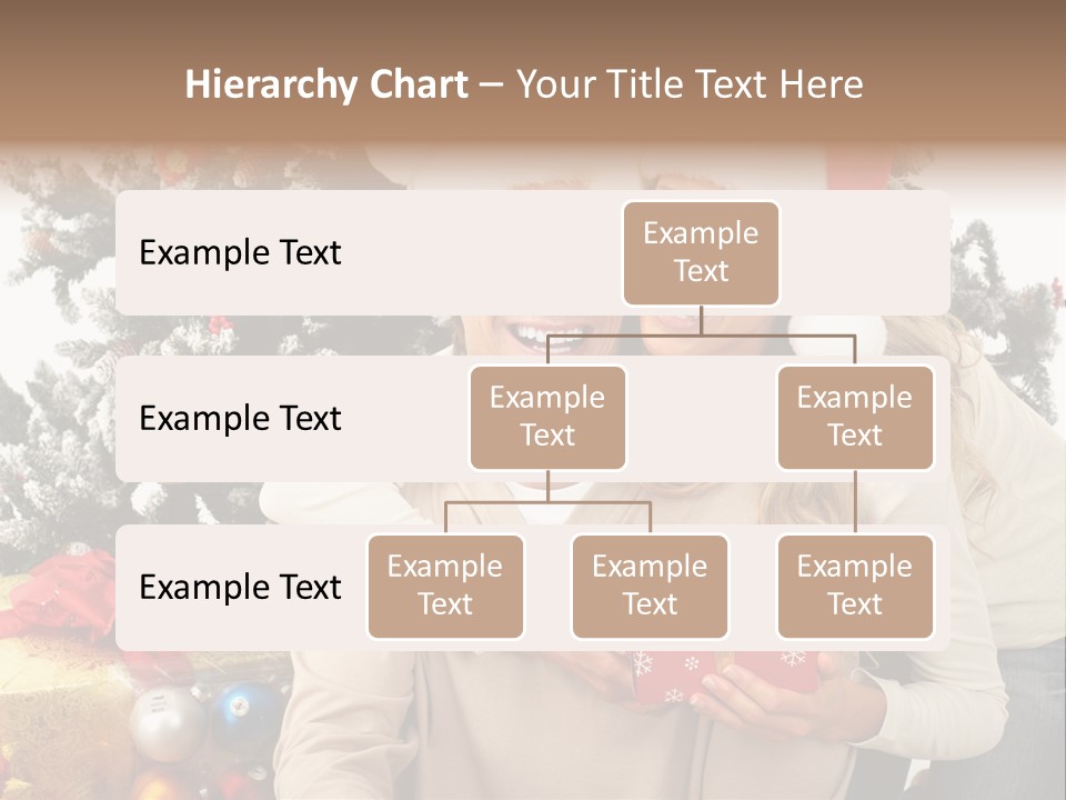 Gift Smile Isolated PowerPoint Template
