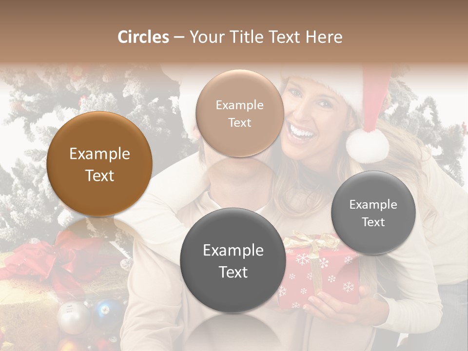 Gift Smile Isolated PowerPoint Template