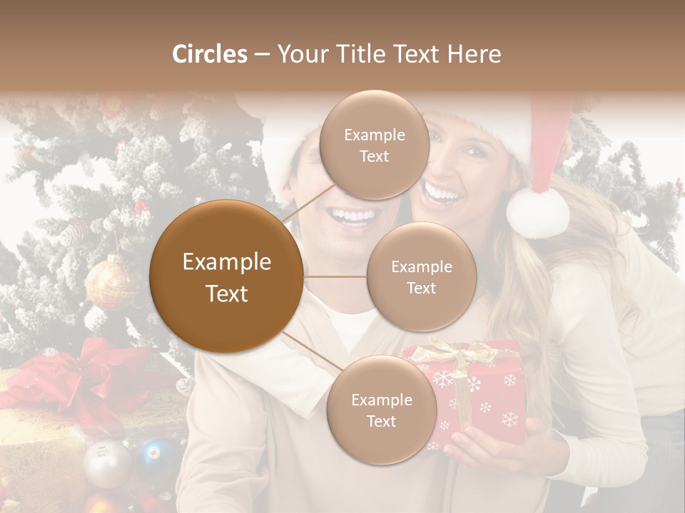 Gift Smile Isolated PowerPoint Template