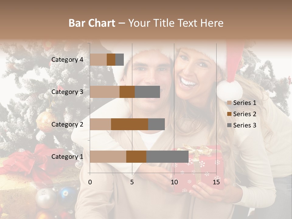 Gift Smile Isolated PowerPoint Template