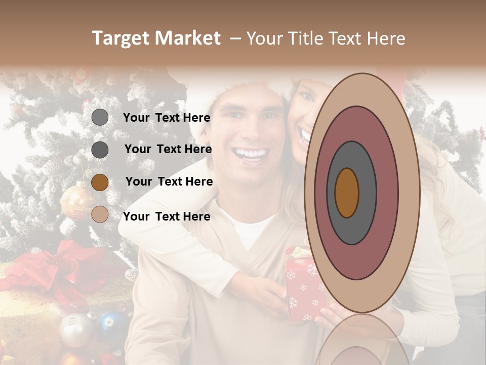 Gift Smile Isolated PowerPoint Template