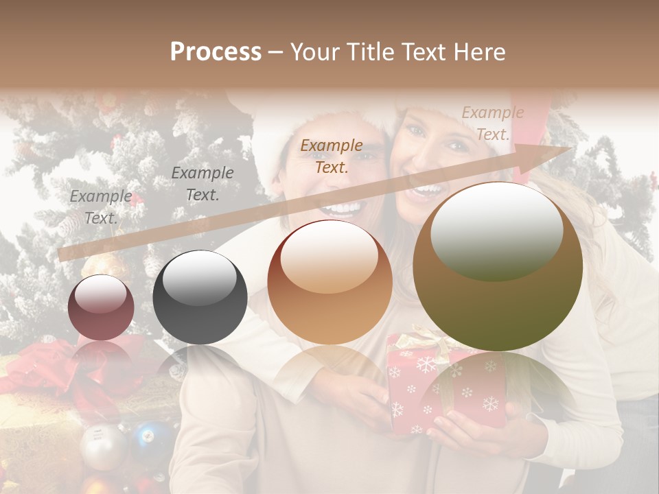 Gift Smile Isolated PowerPoint Template