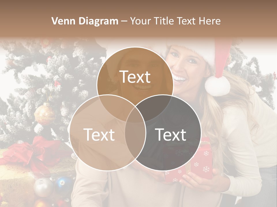 Gift Smile Isolated PowerPoint Template