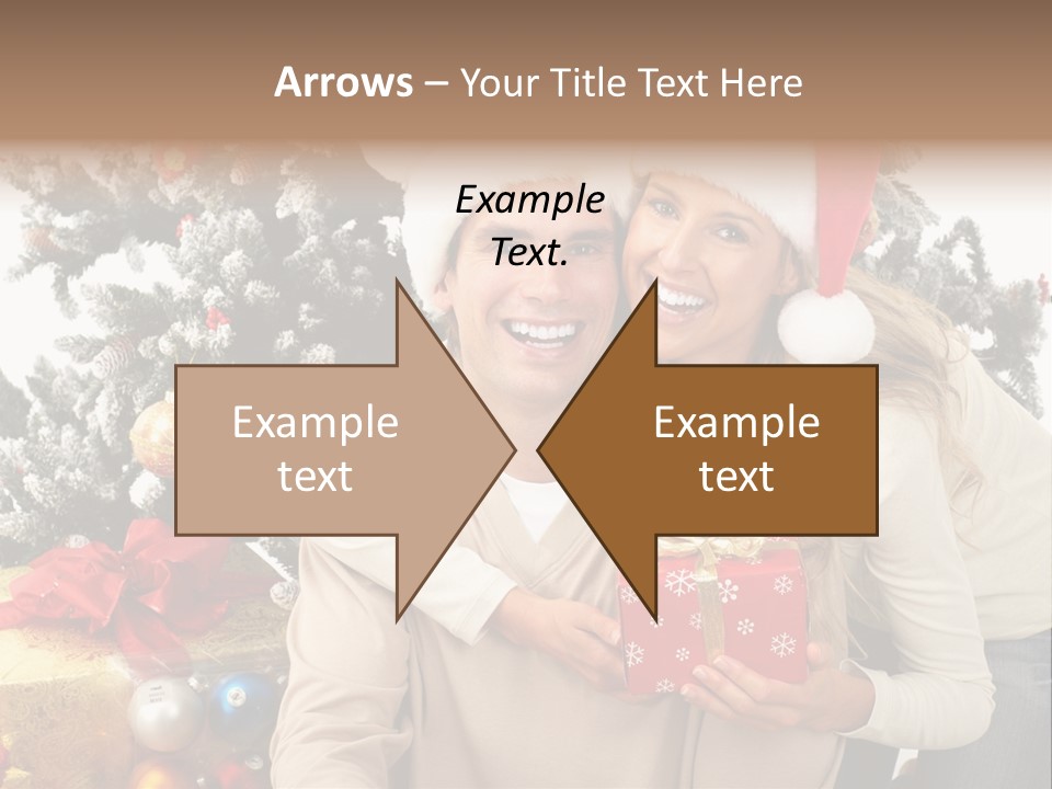 Gift Smile Isolated PowerPoint Template