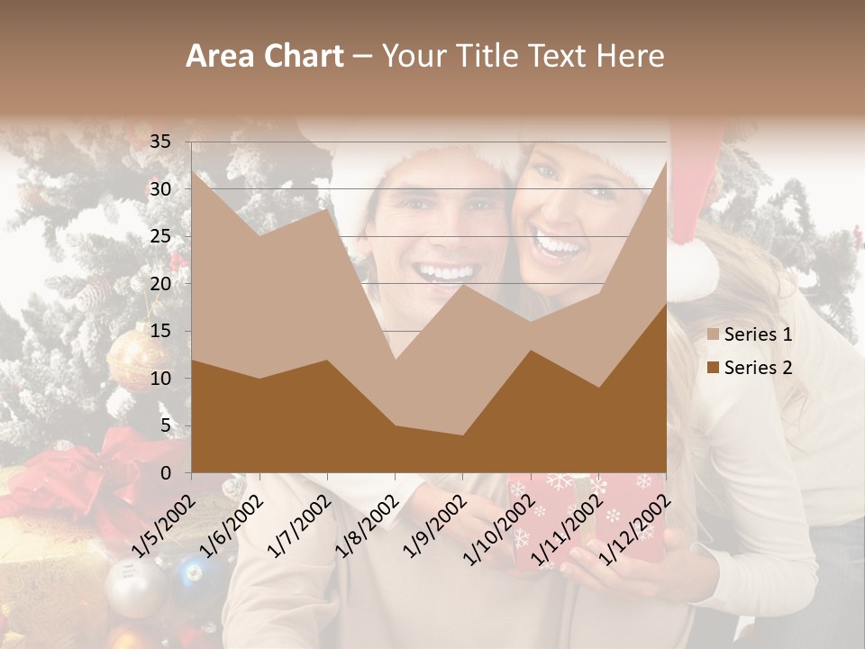 Gift Smile Isolated PowerPoint Template