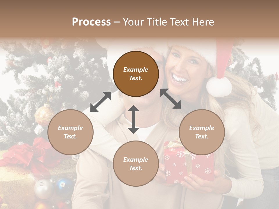 Gift Smile Isolated PowerPoint Template