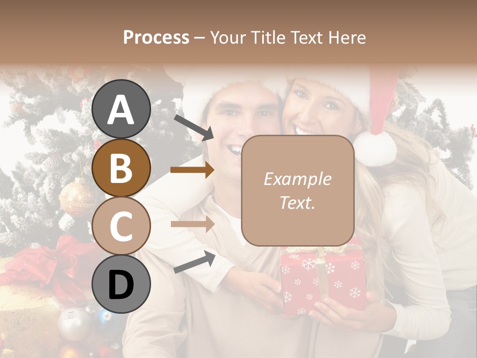 Gift Smile Isolated PowerPoint Template