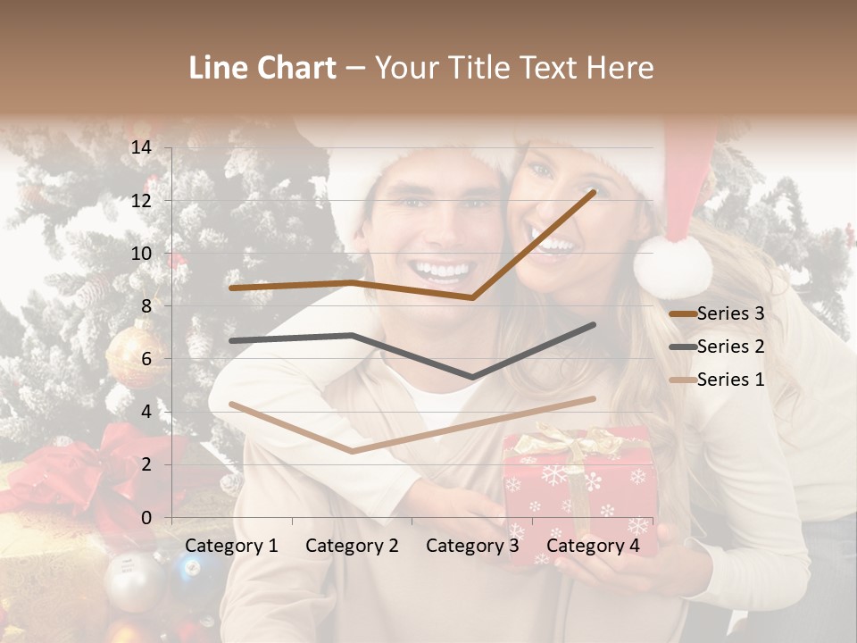 Gift Smile Isolated PowerPoint Template