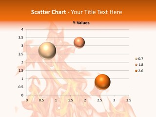 A White And Orange Fire Powerpoint Presentation PowerPoint Template