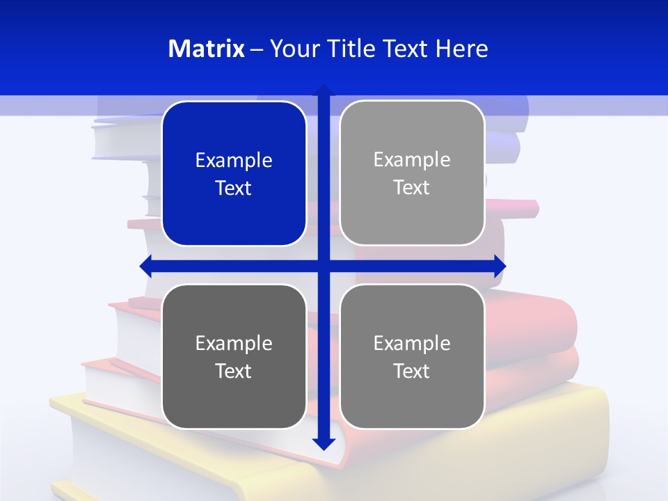 Isolated Textbook University PowerPoint Template
