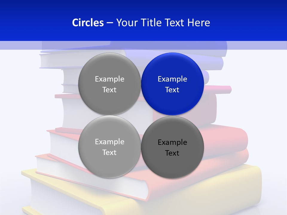 Isolated Textbook University PowerPoint Template