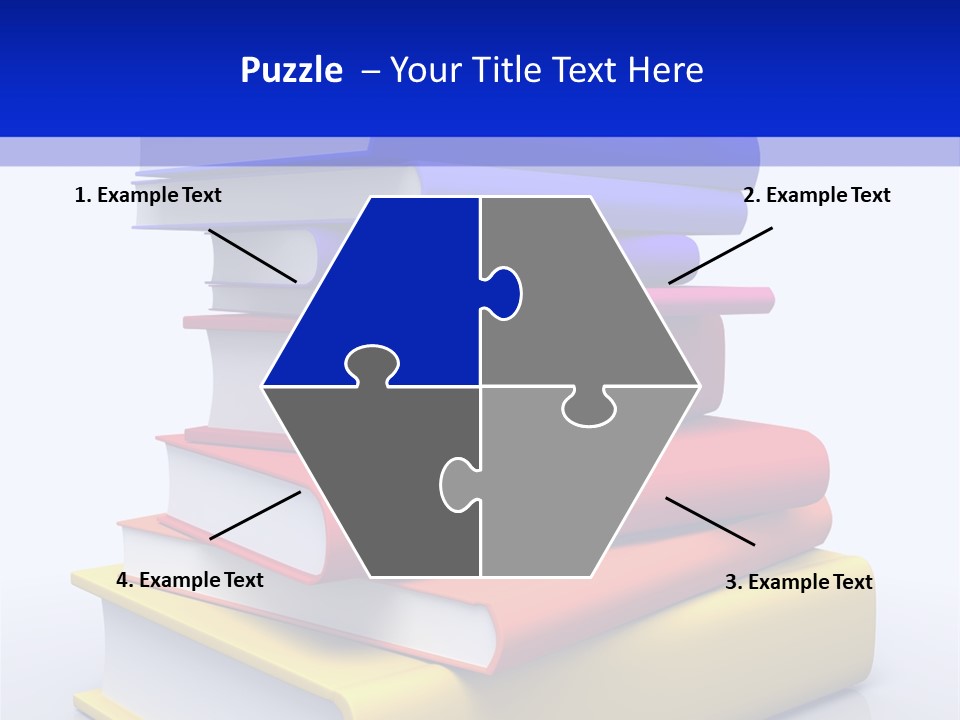Isolated Textbook University PowerPoint Template