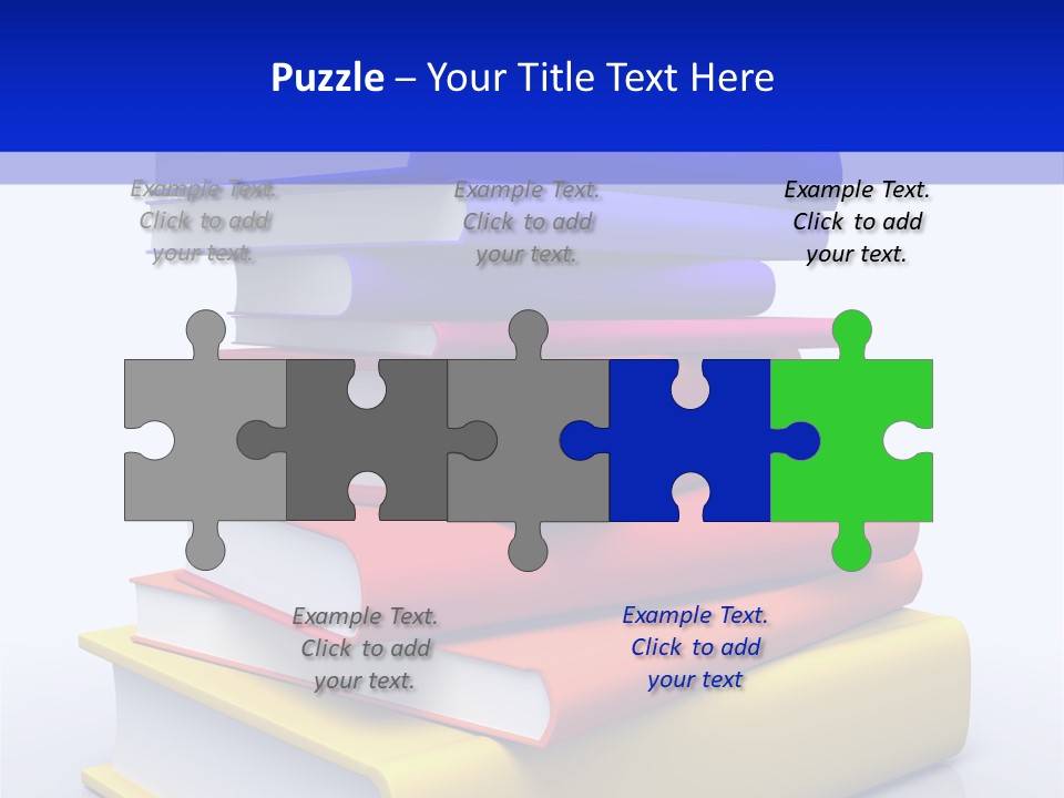 Isolated Textbook University PowerPoint Template
