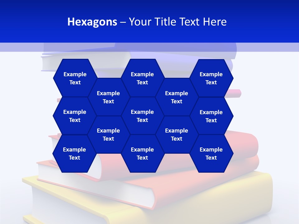 Isolated Textbook University PowerPoint Template