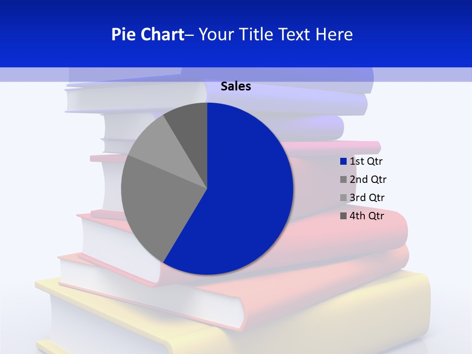 Isolated Textbook University PowerPoint Template