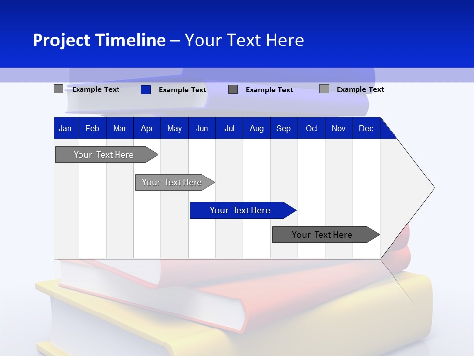 Isolated Textbook University PowerPoint Template