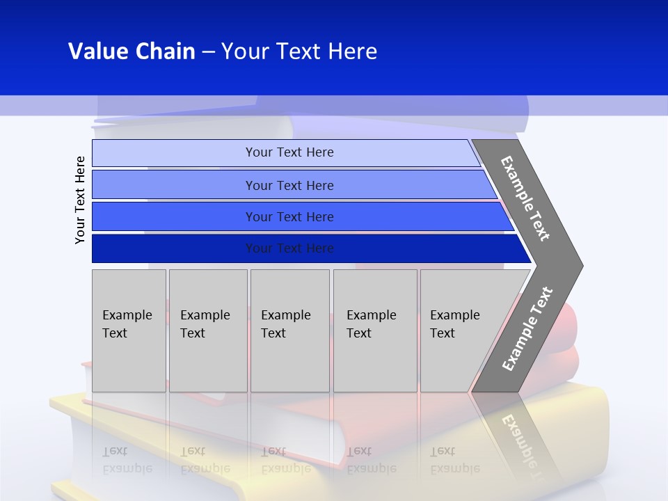 Isolated Textbook University PowerPoint Template