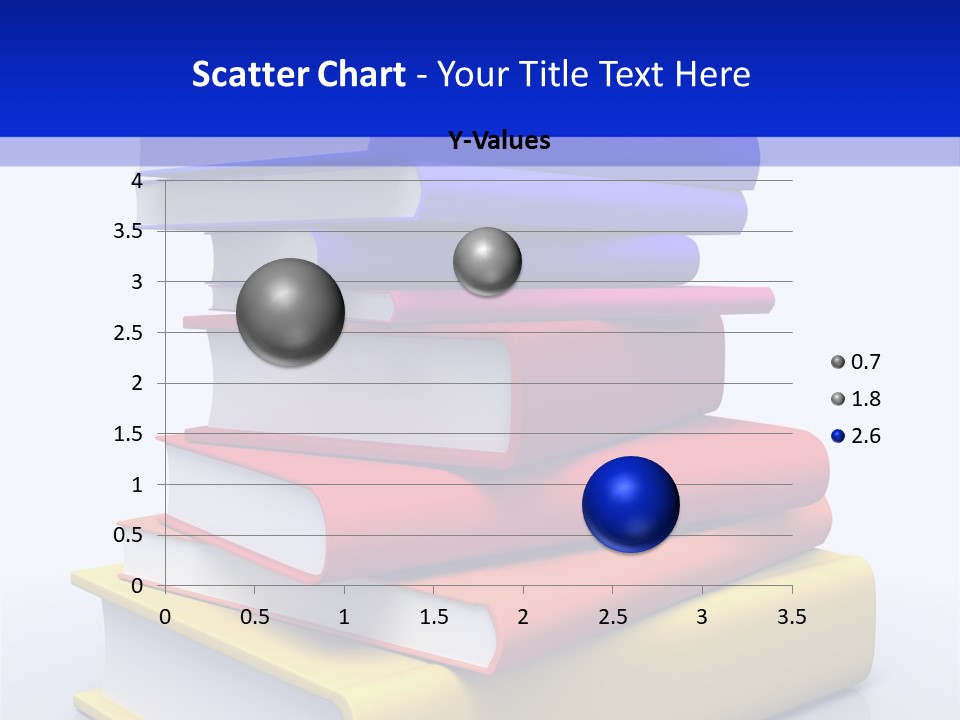 Isolated Textbook University PowerPoint Template