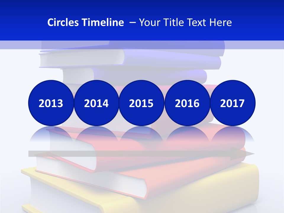 Isolated Textbook University PowerPoint Template