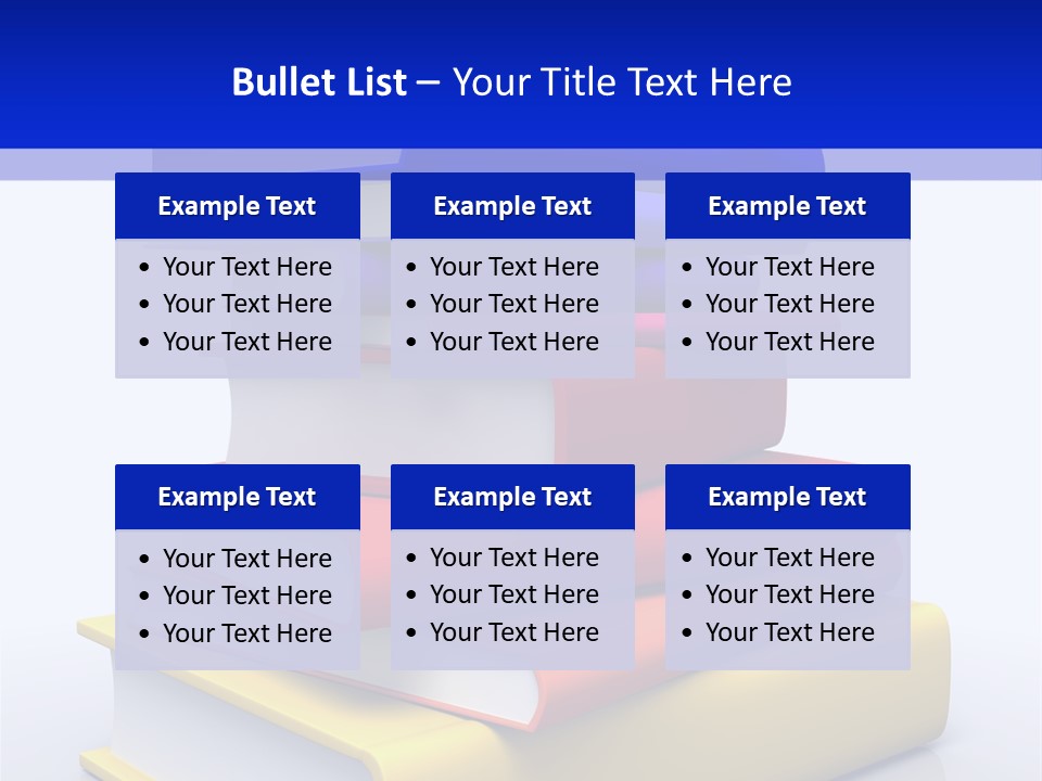 Isolated Textbook University PowerPoint Template