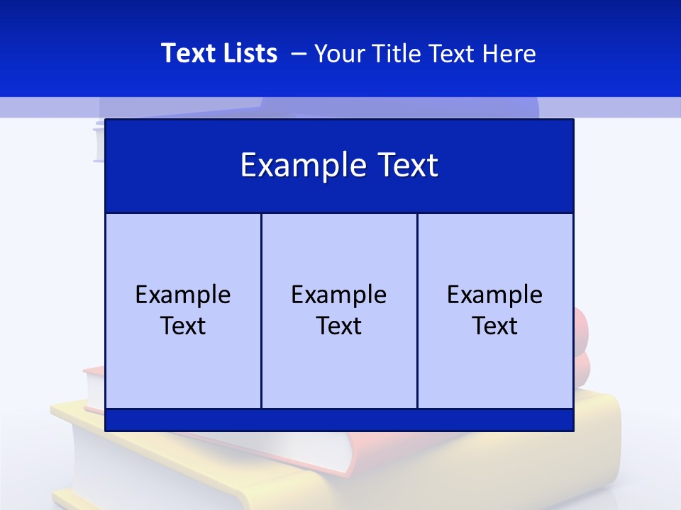 Isolated Textbook University PowerPoint Template